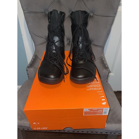 NEW Nike Men's 10.5 SFB B1 Triple Black Tactical Boots Combat DX2117-001 - Picture 2 of 8